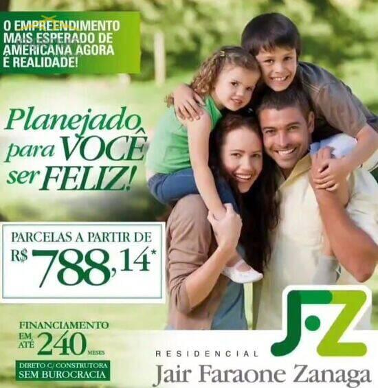 Residencial Jair Faraone Zanaga, Americana - SP