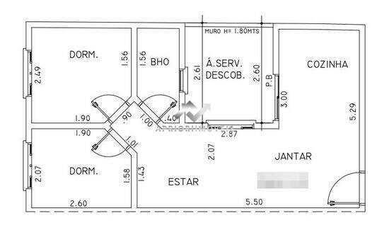 Apartamento de 44 m² Vila Luzita - Santo André, à venda por R$ 269.000