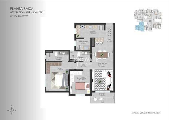 Residencial Fênix, apartamentos com 2 a 3 quartos, 82 a 202 m², Ivoti - RS