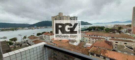 Apartamento de 76 m² Ponta da Praia - Santos, aluguel por R$ 3.500/mês