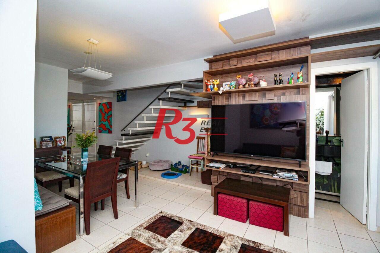 Apartamento duplex Boqueirão, Santos - SP