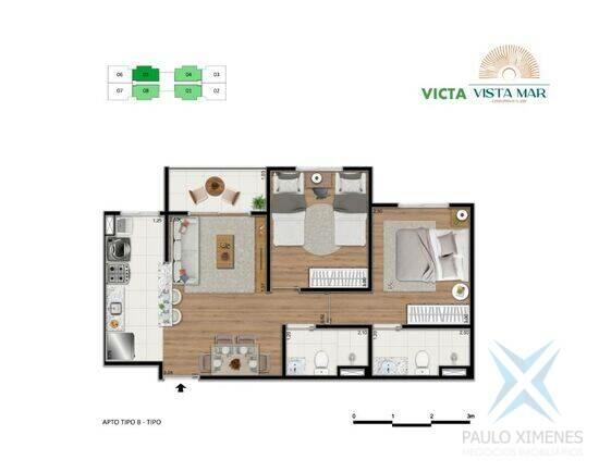 Vista Mar Condomínio Clube, apartamentos com 2 quartos, 48 a 74 m², Fortaleza - CE