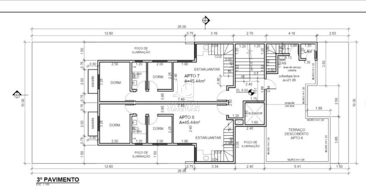 Apartamento Vila Scarpelli, Santo André - SP