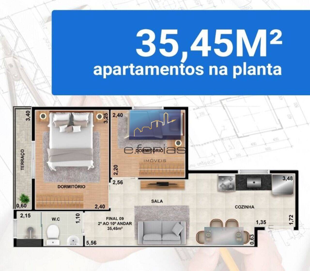 Apartamento Vila Esperança, São Paulo - SP