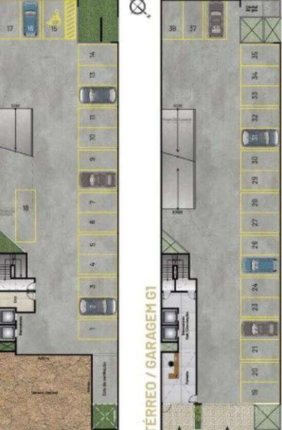 Catarine Residence, apartamentos com 2 a 3 quartos, 50 a 74 m², Juiz de Fora - MG