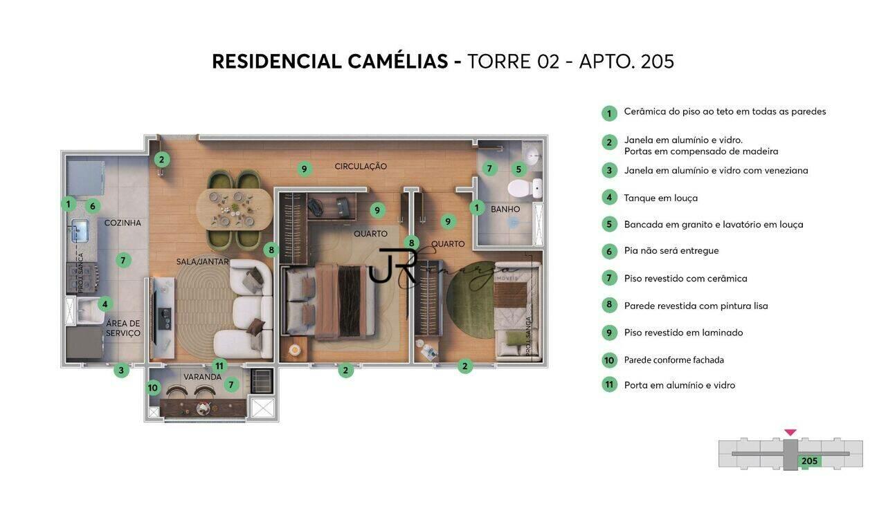 Apartamento Pinheirinho, Curitiba - PR