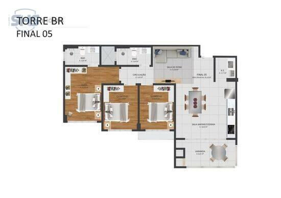 Barra View Residences, apartamentos com 2 a 3 quartos, 83 a 110 m², Barra Velha - SC