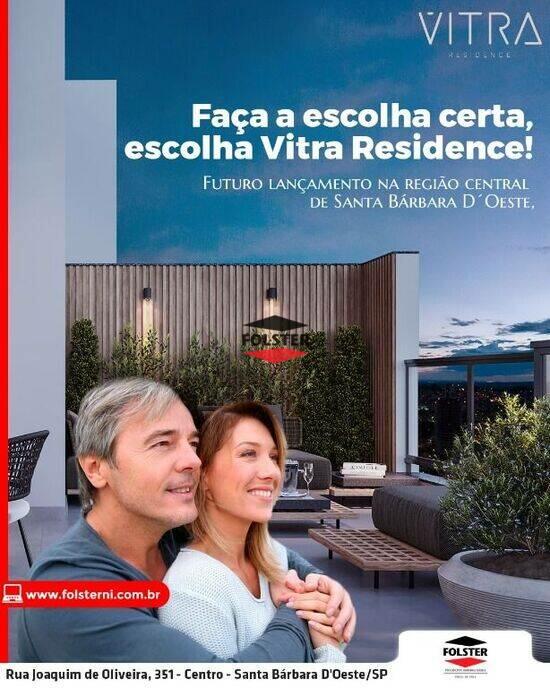 Vitra Residence, apartamentos com 3 quartos, 78 m², Santa Bárbara D'Oeste - SP