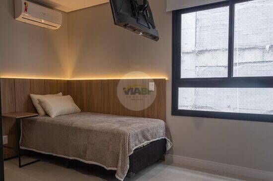 Apartamento de 18 m² na Pamplona - Jardim Paulista - São Paulo - SP, aluguel por R$ 3.000/mês