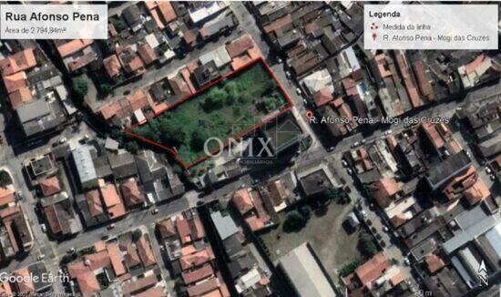 Terreno de 2.795 m² Centro - Mogi das Cruzes, à venda por R$ 1.800.000