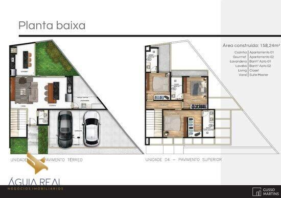 Hera Residencial, sobrados com 3 quartos, 133 a 167 m², Campo Grande - MS