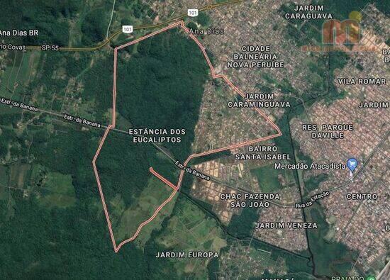 Terreno de 250 m² Estancia Santa Izabel - Peruíbe, à venda por R$ 50.000