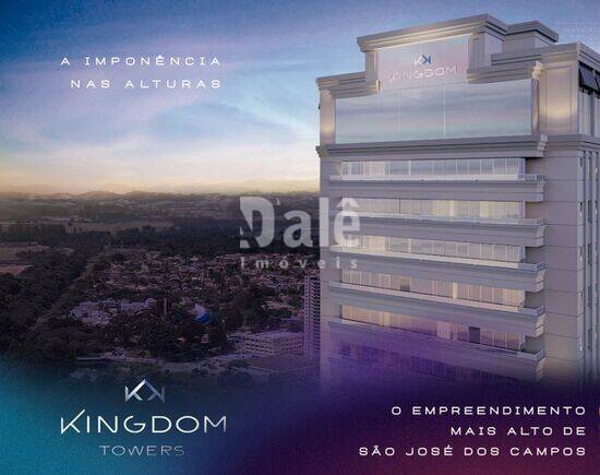 Kingdom Towers, apartamentos com 1 a 3 quartos, 41 a 91 m², São José dos Campos - SP
