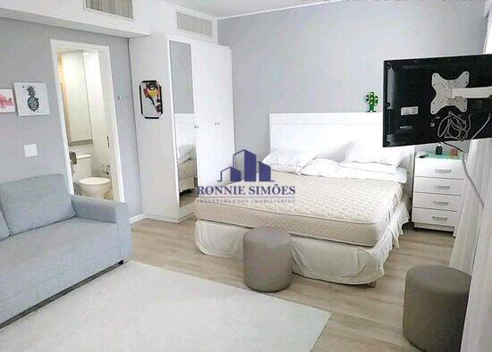 Apartamento de 30 m² na Rouxinol - Moema - São Paulo - SP, à venda por R$ 426.000