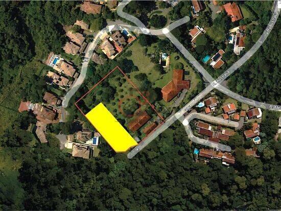 Terreno de 1.042 m² Granja Viana - Carapicuíba, à venda por R$ 750.000