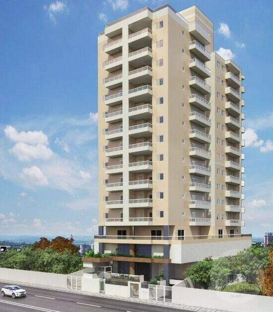 Apartamento de 73 m² Vila Tupi - Praia Grande, à venda por R$ 515.484,32
