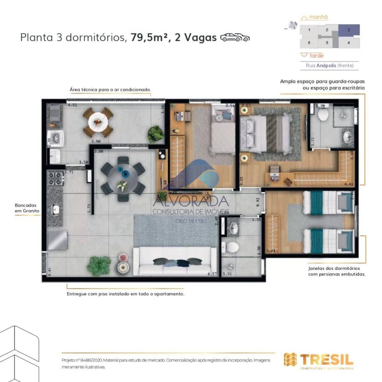 Apartamento Parque Industrial, São José dos Campos - SP