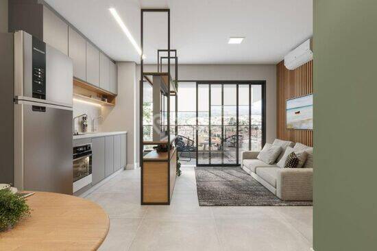Apartamento de 48 m² Centro - Rio Claro, à venda por R$ 400.000