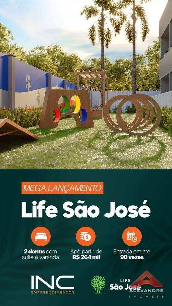 Life São José, apartamentos com 2 quartos, 52 m², São José dos Campos - SP