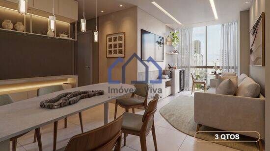 Apartamento de 57 m² Casa Amarela - Recife, à venda por R$ 491.228,95