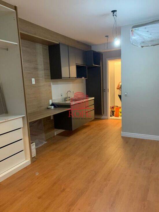 Apartamento de 24 m² Moema - São Paulo, aluguel por R$ 3.500/mês