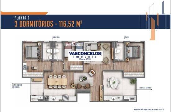 Mirati Residenciais, apartamentos com 2 a 3 quartos, 58 a 117 m², São José dos Campos - SP