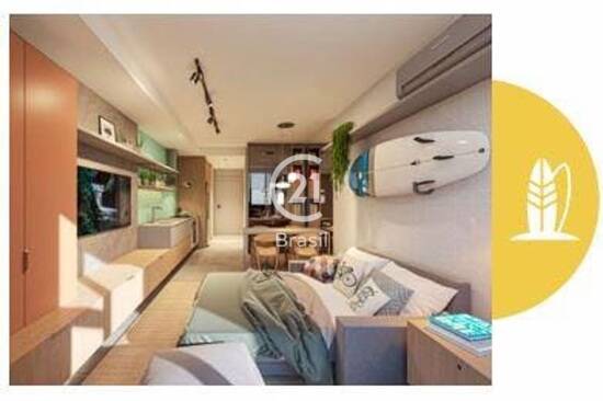 Studio de 37 m² na Lauro Linhares - Trindade - Florianópolis - SC, à venda por R$ 598.643,68