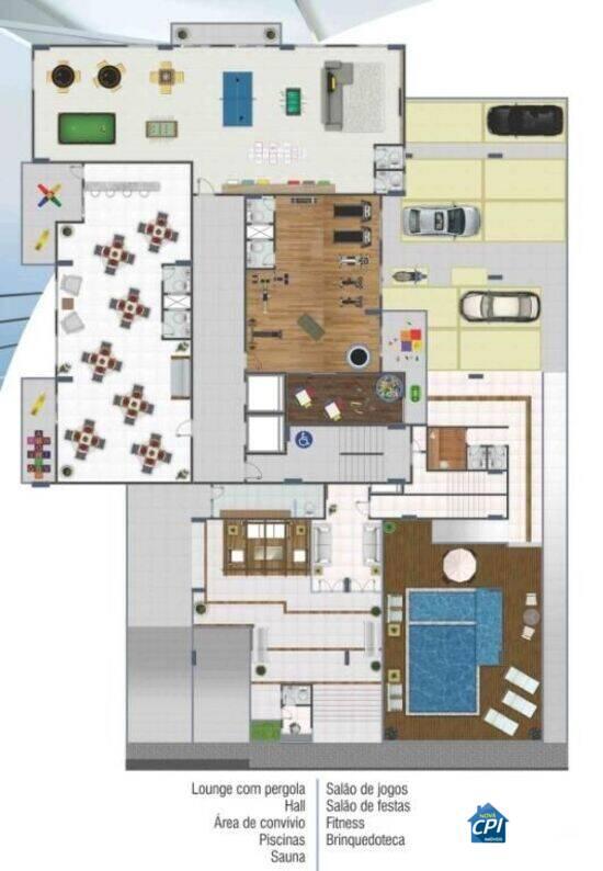 Residencial Atlantico, apartamentos com 2 quartos, 69 a 78 m², Praia Grande - SP