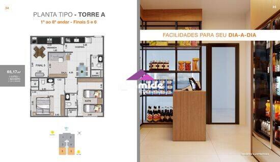 Alpha Paradise, com 1 a 3 quartos, 53 a 156 m², Caraguatatuba - SP