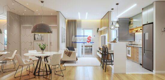 The One, apartamentos com 1 a 2 quartos, 48 a 72 m², Praia Grande - SP