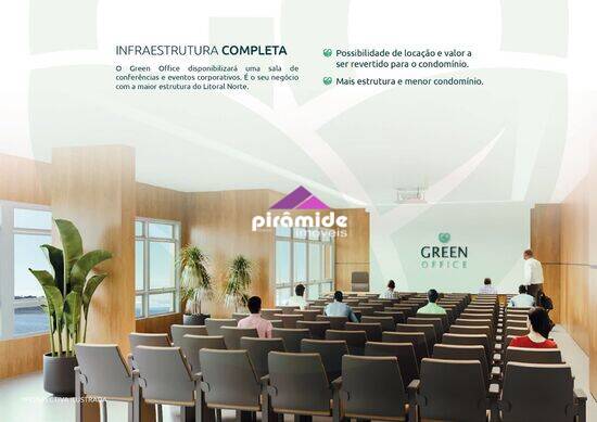 Green Office, 39 a 192 m², Caraguatatuba - SP