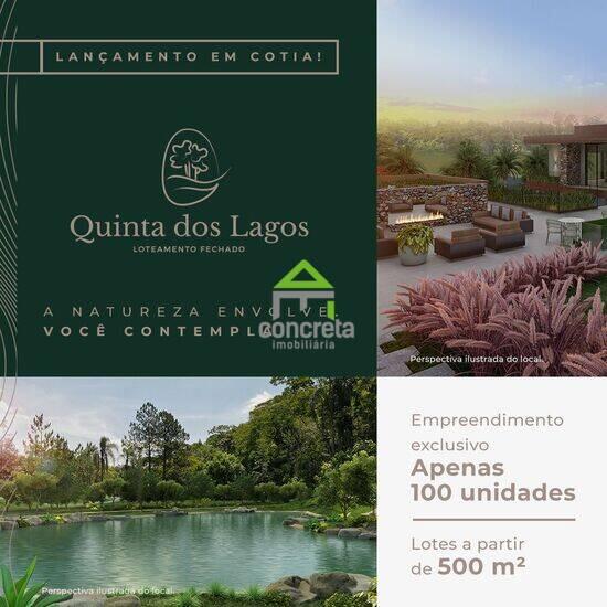 Quinta dos Lagos, terrenos, 500 m², Cotia - SP