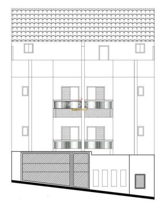 Cobertura de 200 m² na Jequitinhonha - Campestre - Santo André - SP, à venda por R$ 930.000