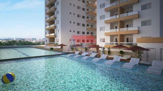 Residencial Chopin, apartamentos com 2 quartos, 57 a 60 m², Praia Grande - SP