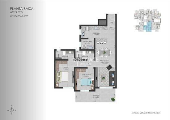 Residencial Fênix, apartamentos com 2 a 3 quartos, 82 a 202 m², Ivoti - RS