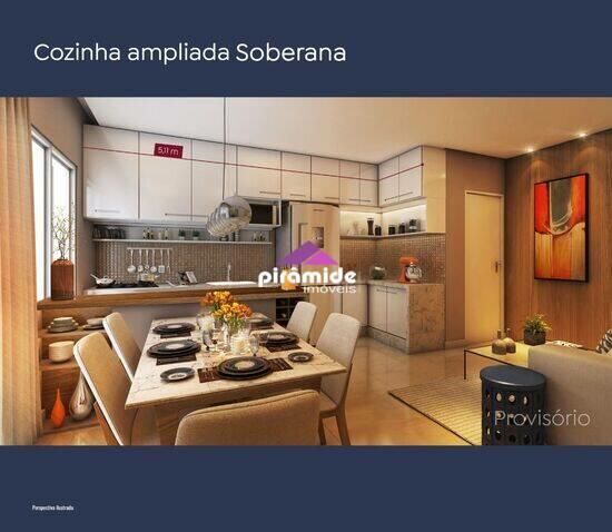 Apartamento de 77 m² Vila Industrial - São José dos Campos, à venda por R$ 595.701