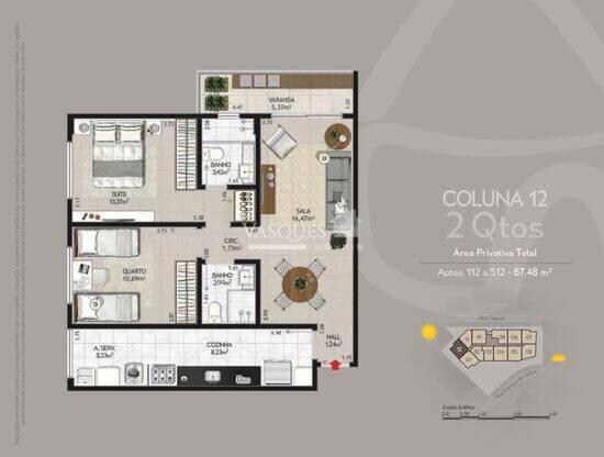 Trulli, apartamentos com 1 a 2 quartos, 49 a 110 m², Teresópolis - RJ