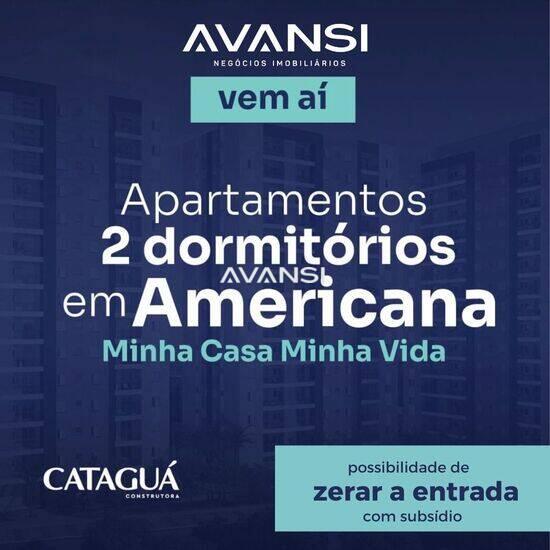 Village Residencial, apartamentos com 2 quartos, 49 m², Americana - SP