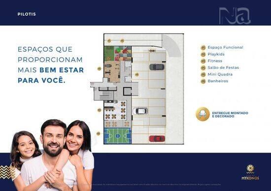 Ilha de Mykonos, apartamentos com 2 a 3 quartos, Vila Velha - ES