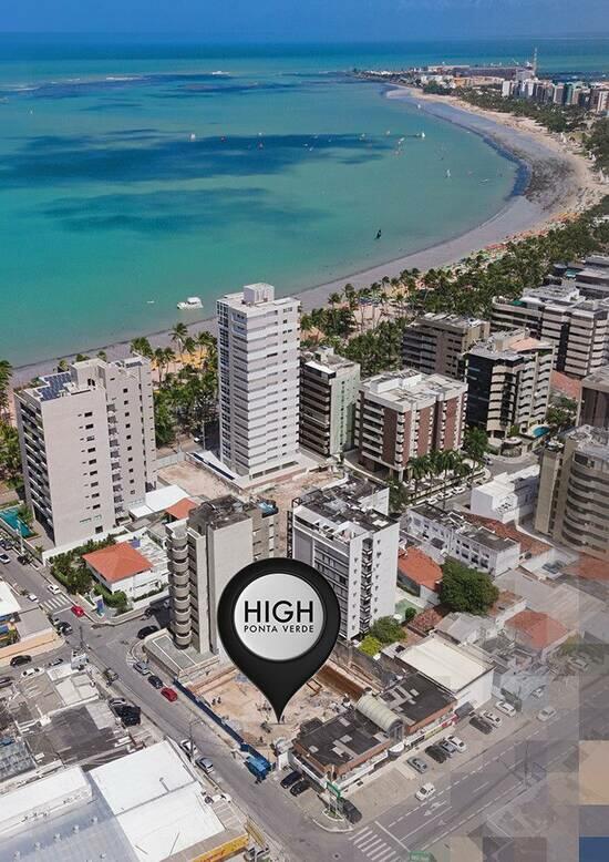 High Ponta Verde, apartamentos com 1 a 2 quartos, 44 a 66 m², Maceió - AL