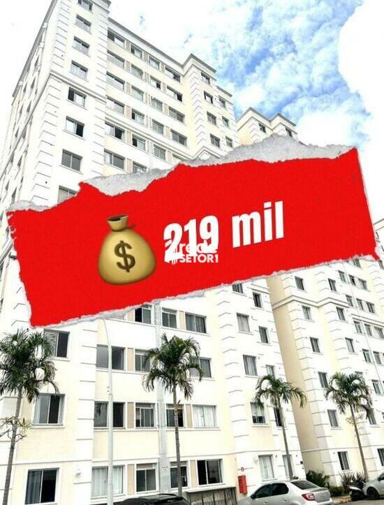 Apartamento de 50 m² São Pedro - Juiz de Fora, à venda por R$ 219.900