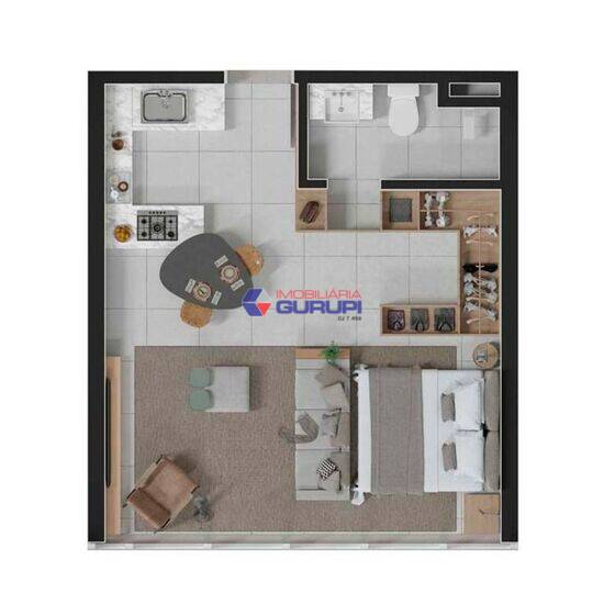 Hype, apartamentos com 1 quarto, 33 a 55 m², São José do Rio Preto - SP