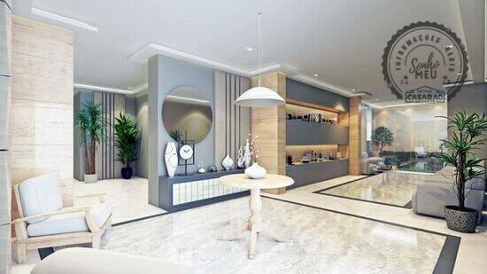 Apartamento de 92 m² Jardim Real - Praia Grande, à venda por R$ 597.531,23