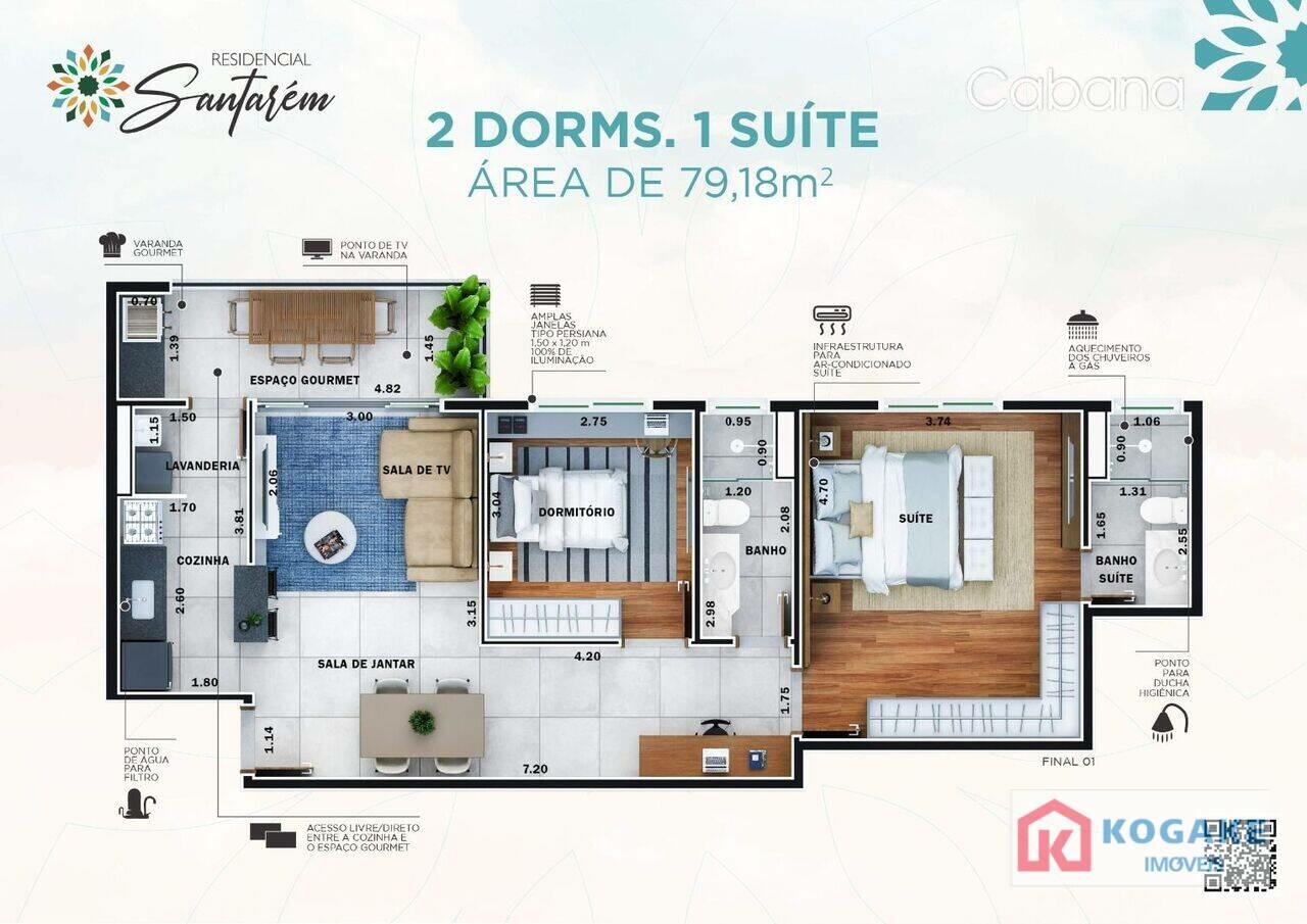 Apartamento Parque Industrial, São José dos Campos - SP