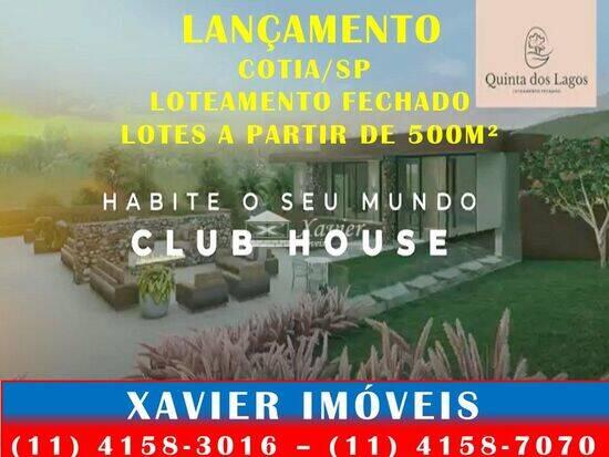 Quinta dos Lagos, terrenos, 500 m², Cotia - SP