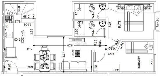 Cobertura de 100 m² Vila Guiomar - Santo André, à venda por R$ 450.000