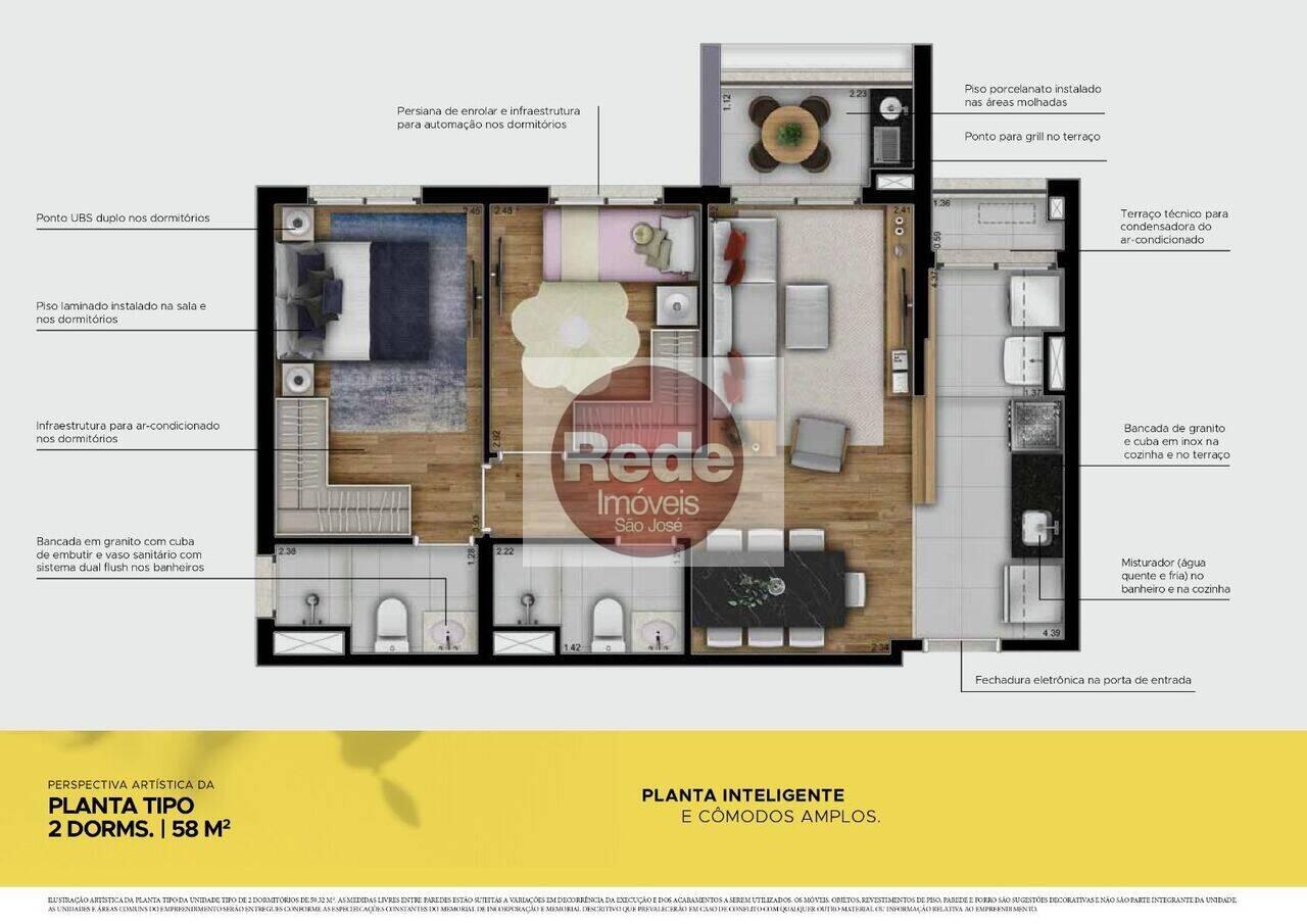 Apartamento Jardim Esplanada II, São José dos Campos - SP