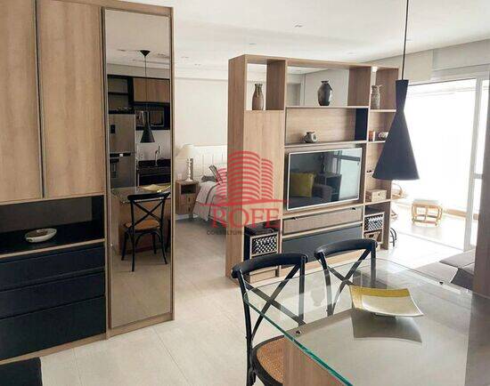 Apartamento de 49 m² Brooklin - São Paulo, aluguel por R$ 5.300/mês