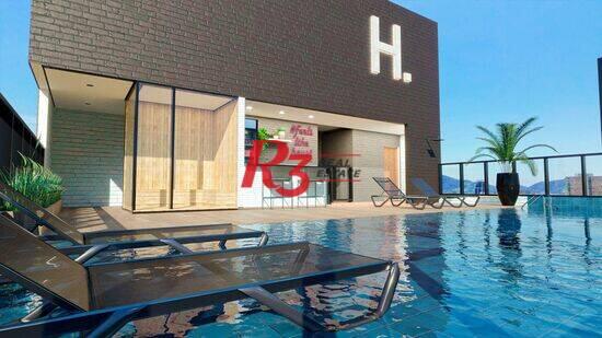 H. Stay & Home Ponta da Praia, apartamentos com 1 a 3 quartos, 57 a 116 m², Santos - SP