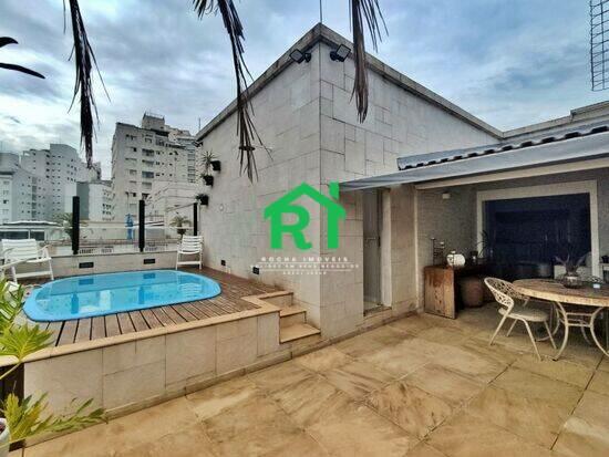 Cobertura de 160 m² Jardim Astúrias - Guarujá, à venda por R$ 910.000